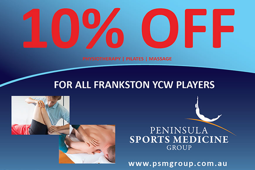 10% Discount to all Frankston YCW members